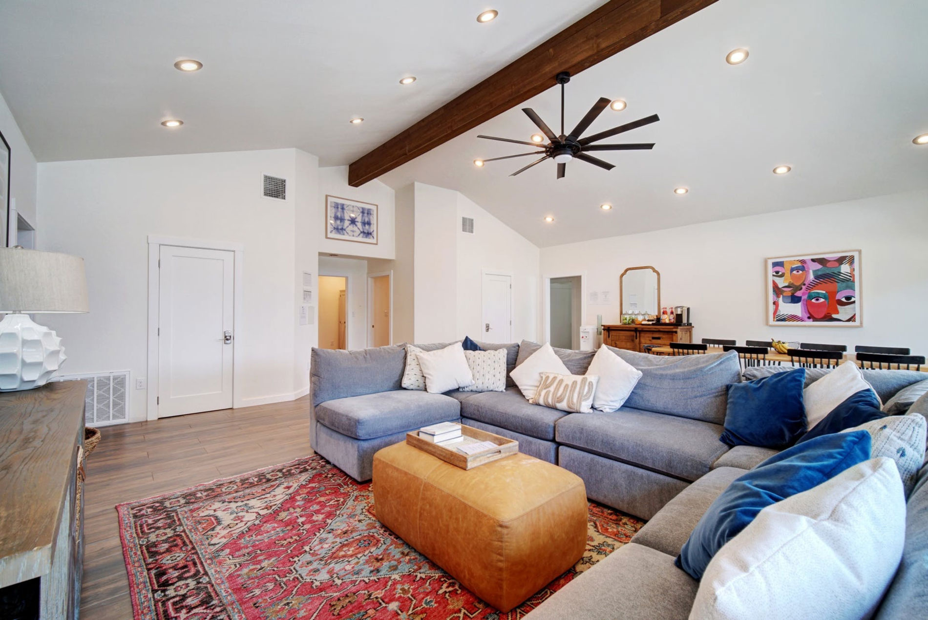 colorful living area in mental wellness center